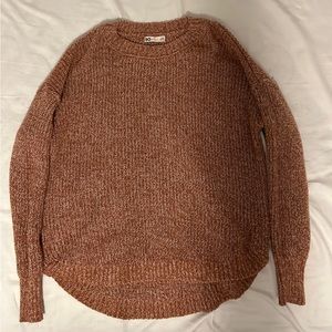 women’s burnt orange sweater